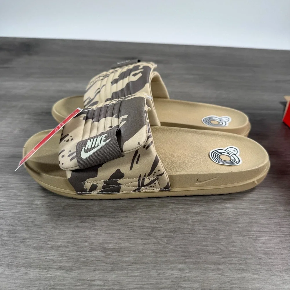 Nike Offcourt Adjust Slide Men's Size 10 Camo Color Slip On Sandal HF1438-200